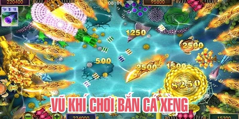 Các vũ khí bắn cá xèng 33win với hiệu ứng hấp dẫn