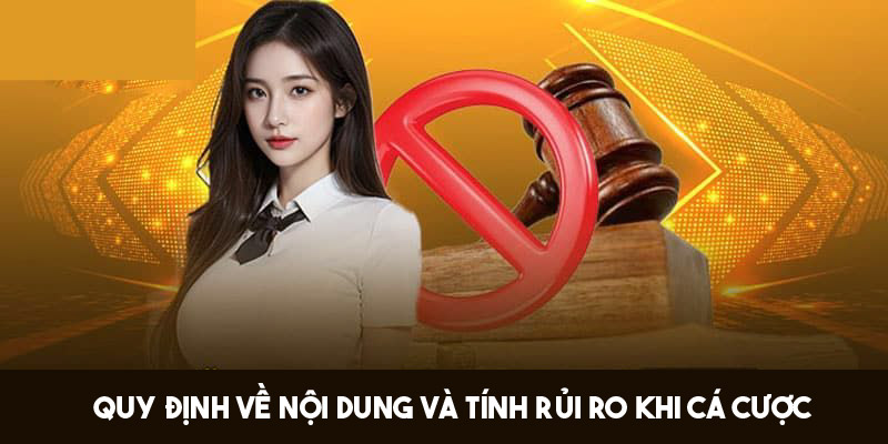 Quy định về nội dung và tính rủi ro khi cá cược trong chính sách miễn trừ trách nhiệm 33win